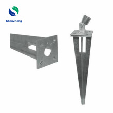 hot dipped galvanized post anchor screw pole ground fixing house support foundation fence quick installation